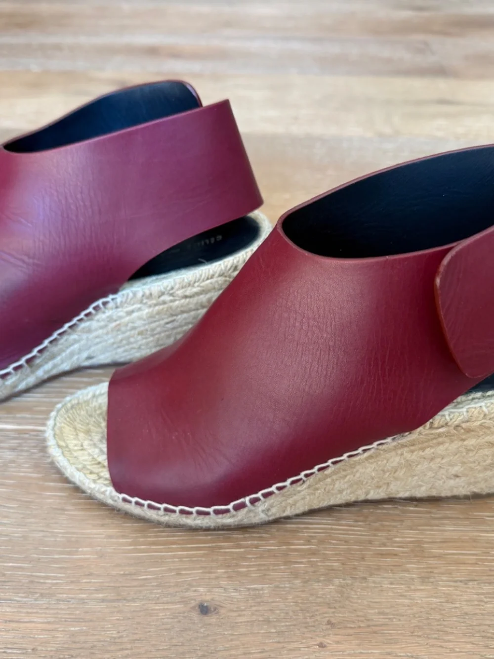 Celine maroon espadrille
